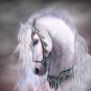 Horse White Night Diamond Painting Kit - DIY
